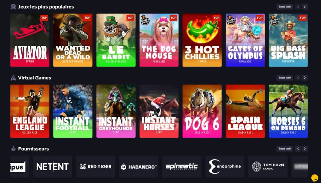 Chancer Casino jeux